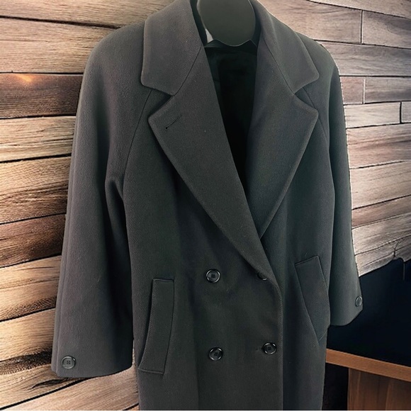 Vintage Forecaster Full-Length Wool Women’s Trench | Double Breasted | Size 10 - Picture 7 of 10